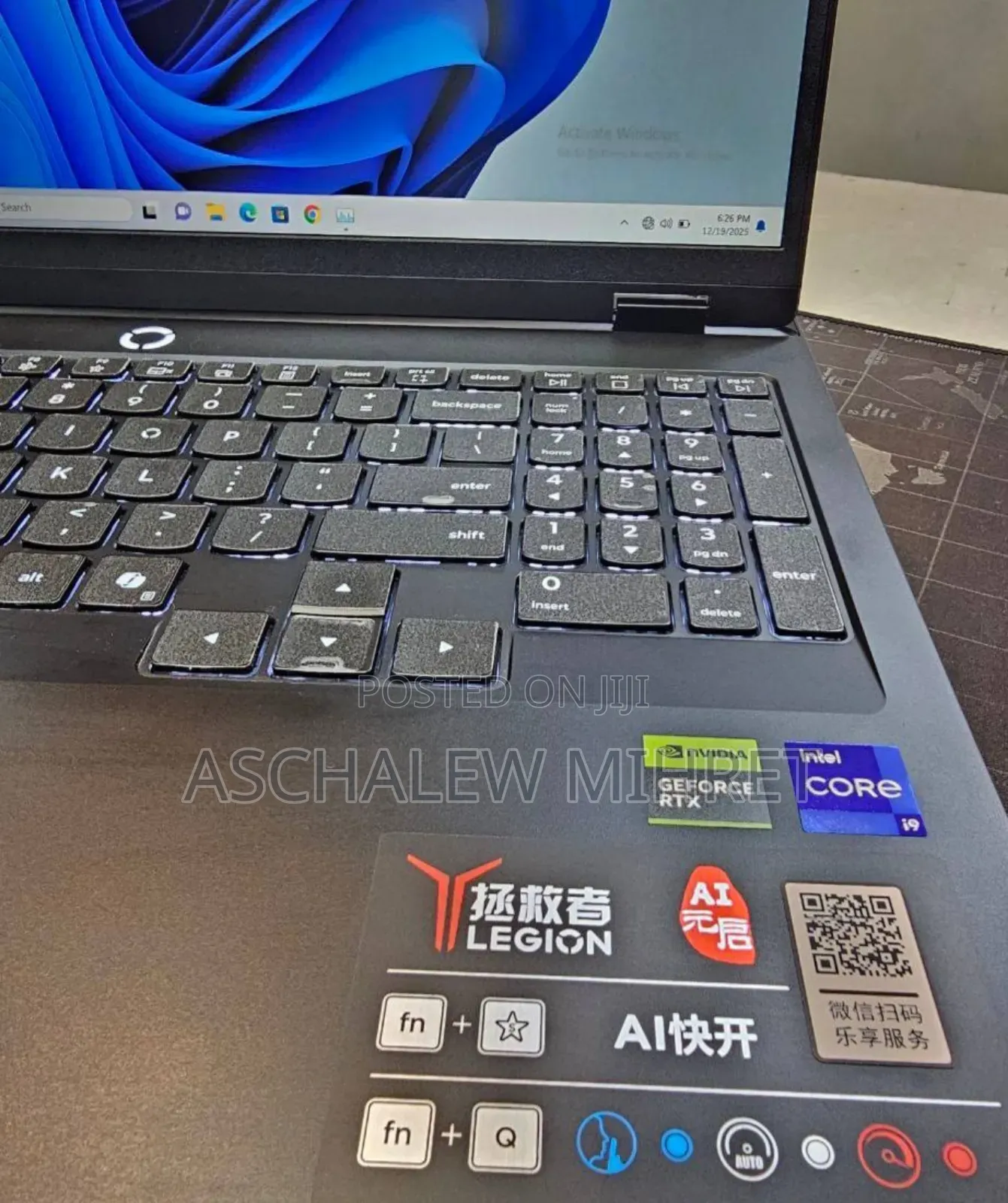 New Lenovo Legion Y7000P IRX9 Gaming Laptop 16GB Intel Core I9 SSD 1T