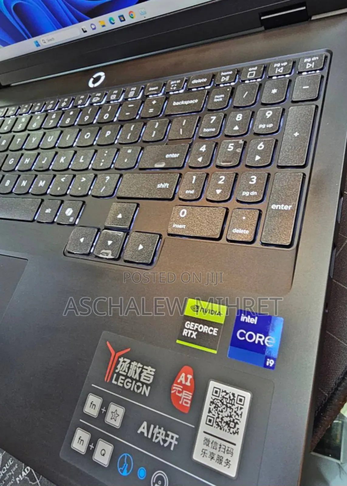 New Lenovo Legion Y7000P IRX9 Gaming Laptop 16GB Intel Core I9 SSD 1T