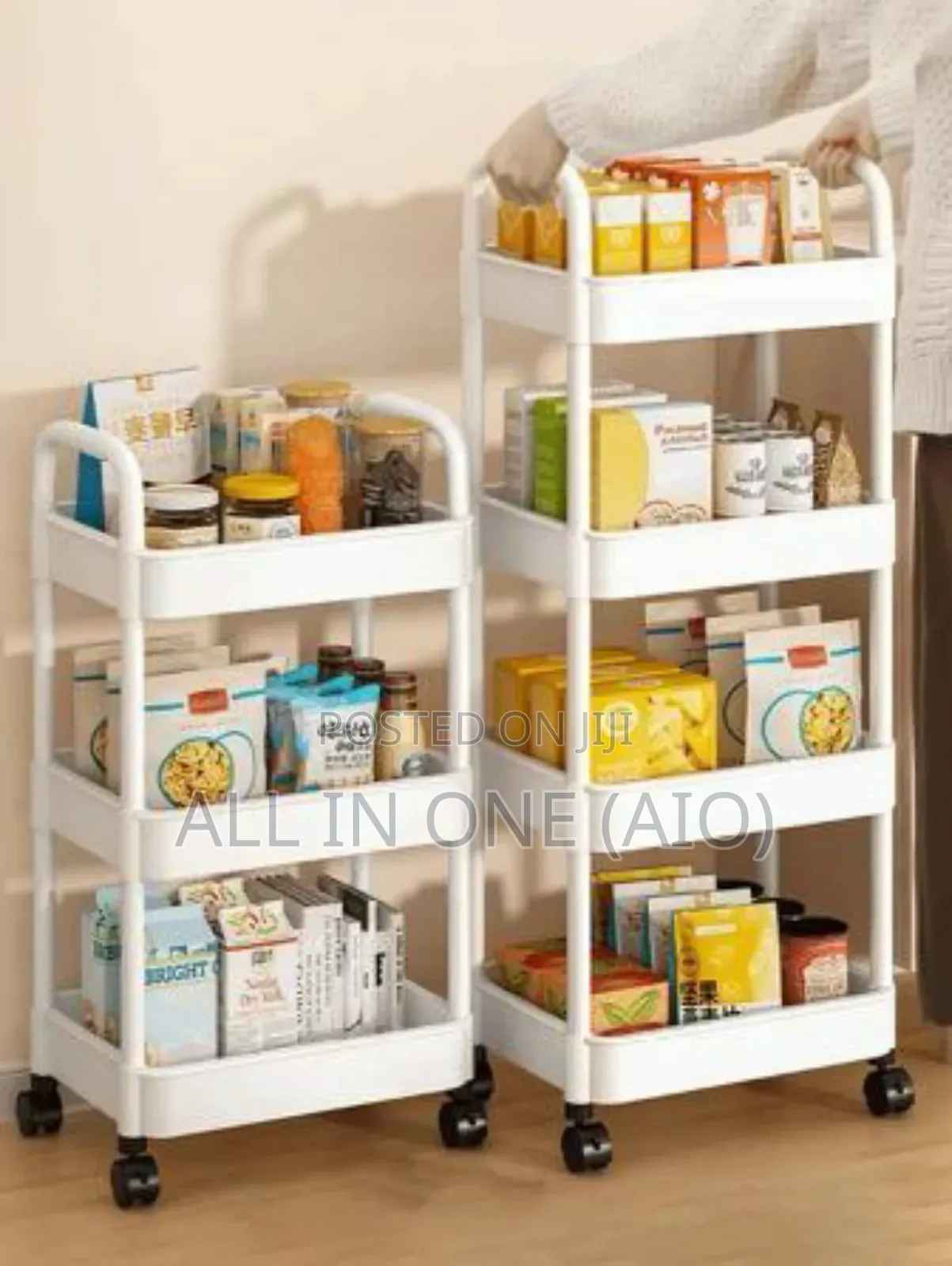 4-Layer Movable Kitchen Storage Rack/Shelf