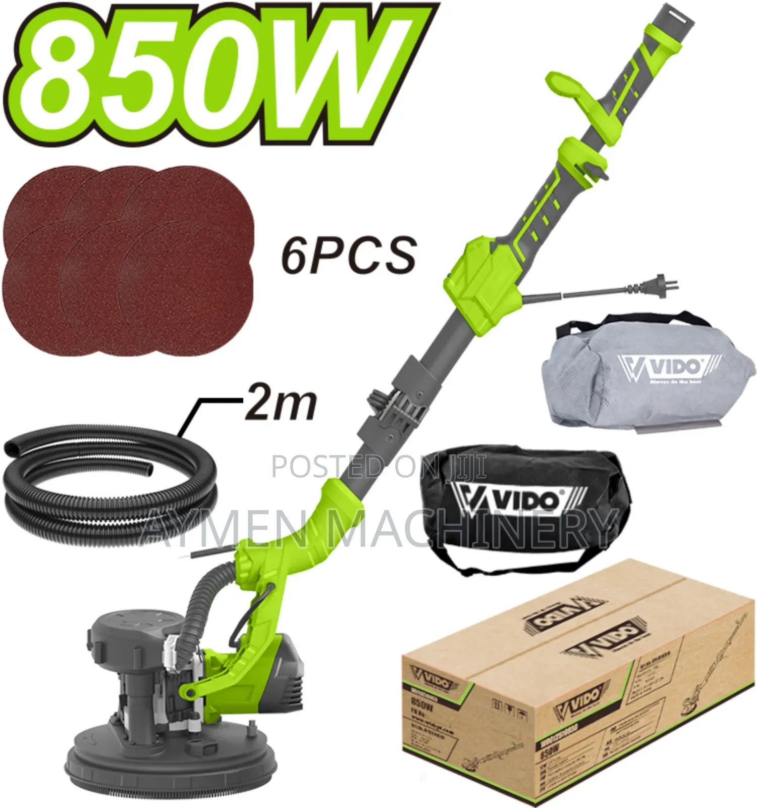 Vido Drywall Sander የግድግዳ ማሻ