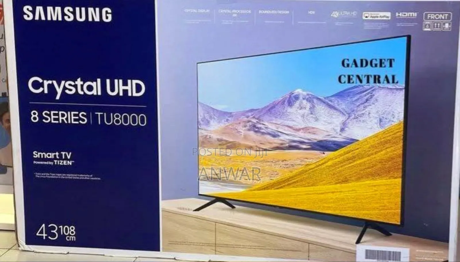 Samsung 43" Crustal 8series Smart Tv