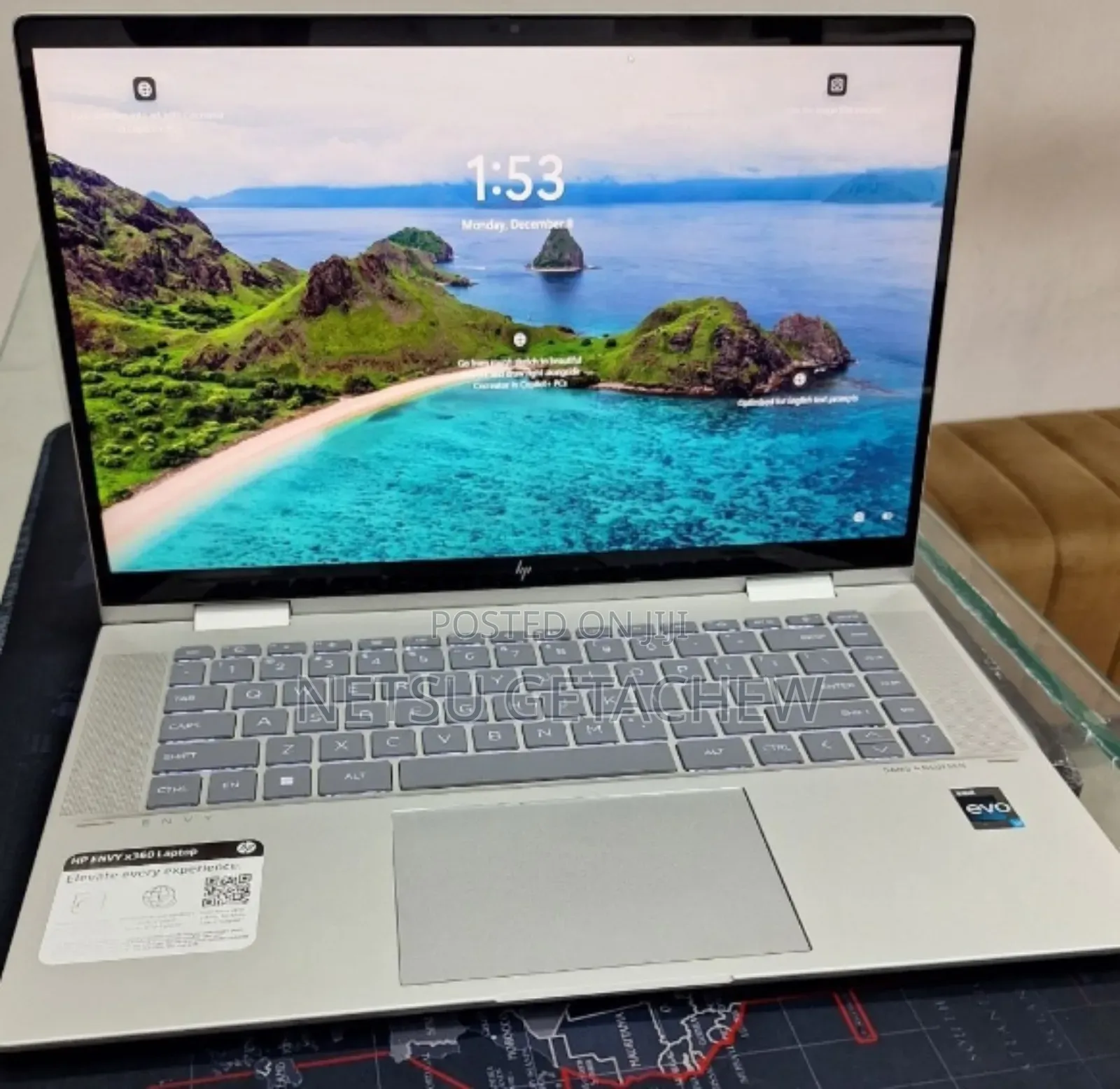 New Laptop HP Envy X360 16GB Intel Core I7 SSD 512GB