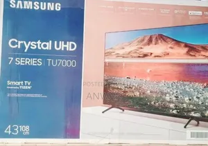 Samsung 43" Crustal Uhd Android 7series Tv New Model