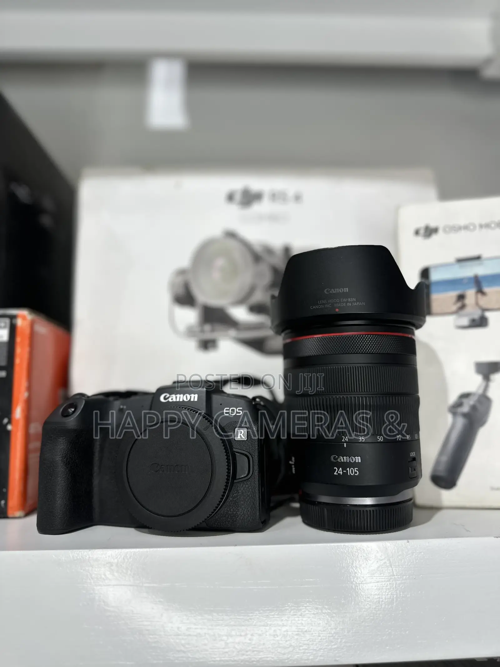 Canon R With Rf24-105mm Red Ring Lens Mirrorless Camera