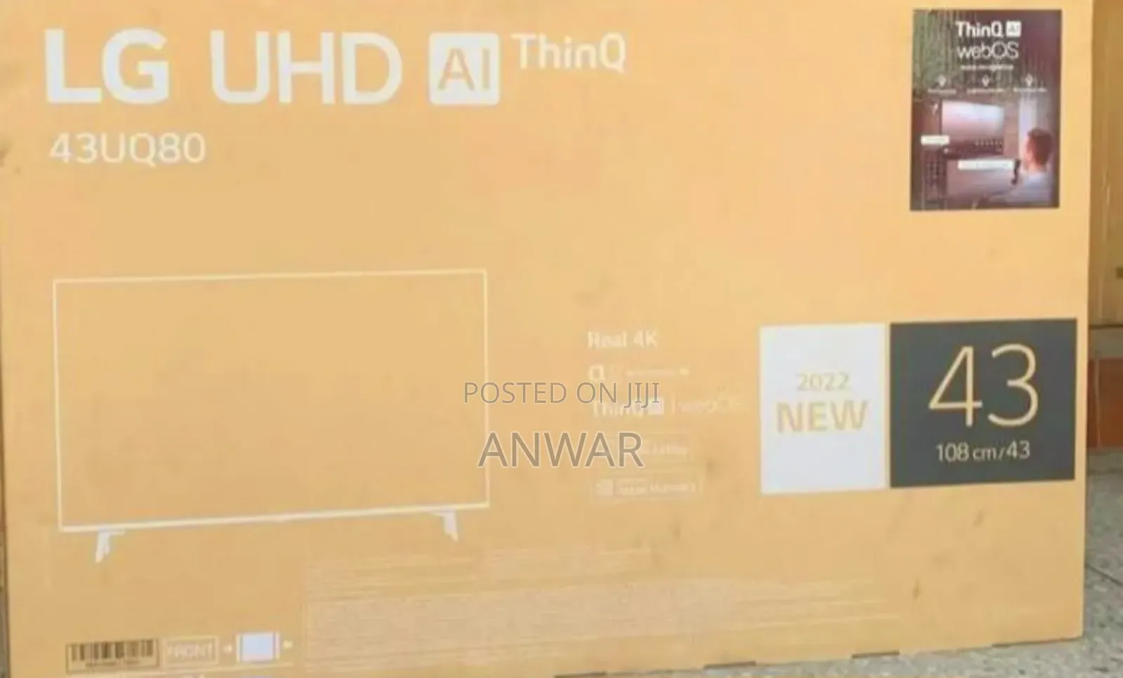 Lg 43" Uhd Smart Android Tv