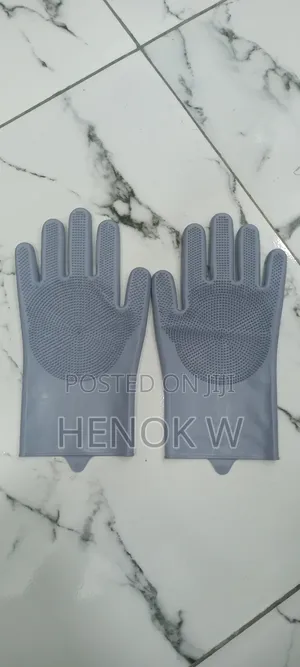 2pc Magic Silicon Dish Washing Gloves