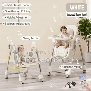 High Chair 5 in 1 Swing ,Dining,Rocker Sleep Mode With Remote Control