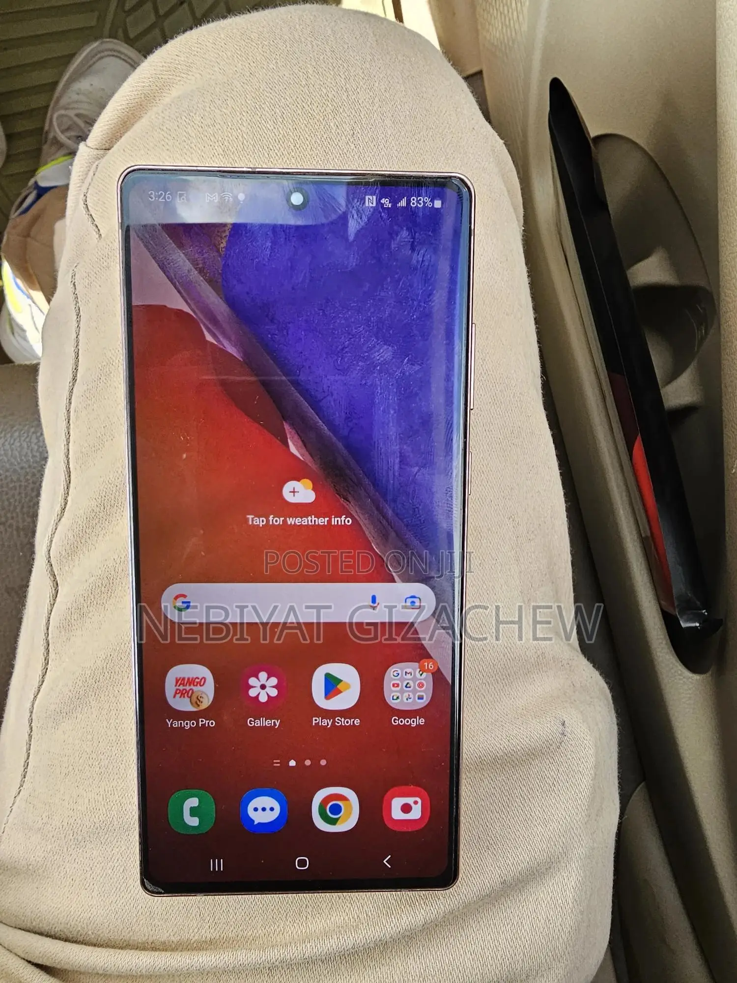 Samsung Galaxy Note 20 5G 128 GB Gold