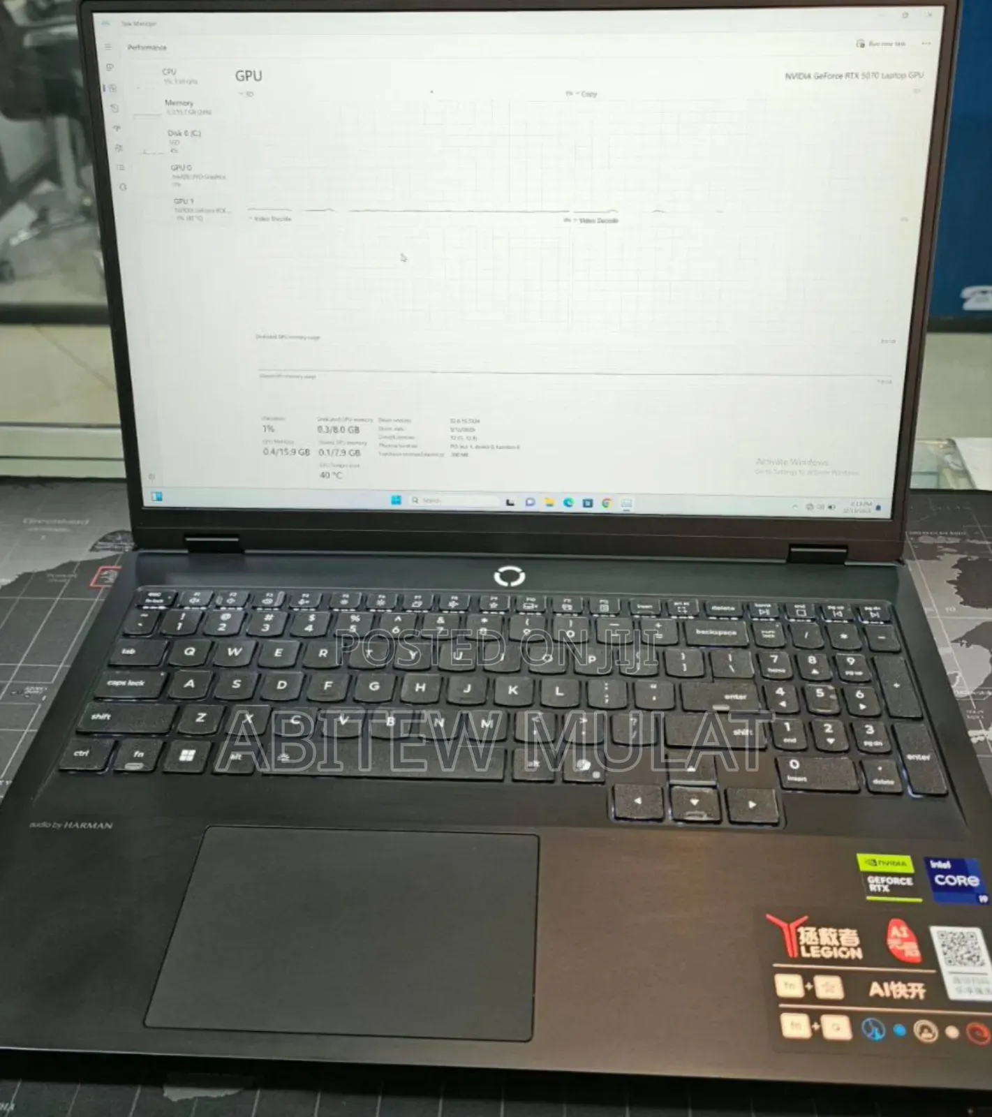 New Lenovo Legion Y7000P IRX9 Gaming Laptop 16GB Intel Core I9 SSD 1T