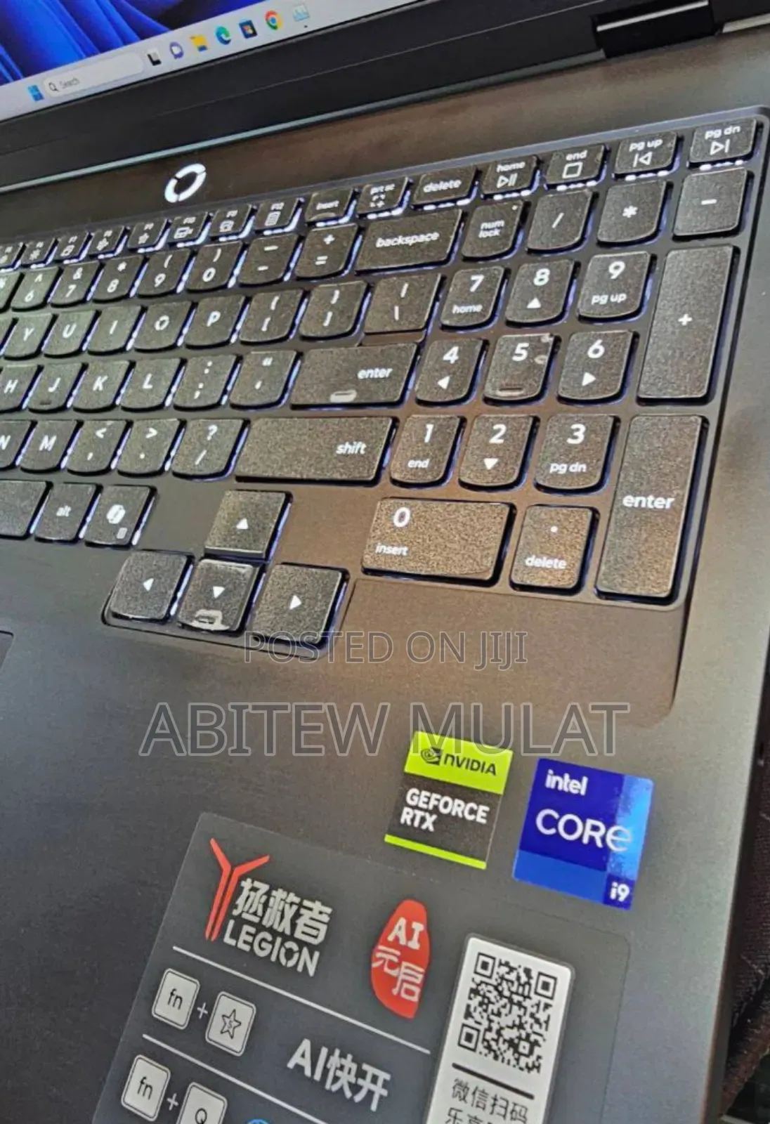 New Lenovo Legion Y7000P IRX9 Gaming Laptop 16GB Intel Core I9 SSD 1T