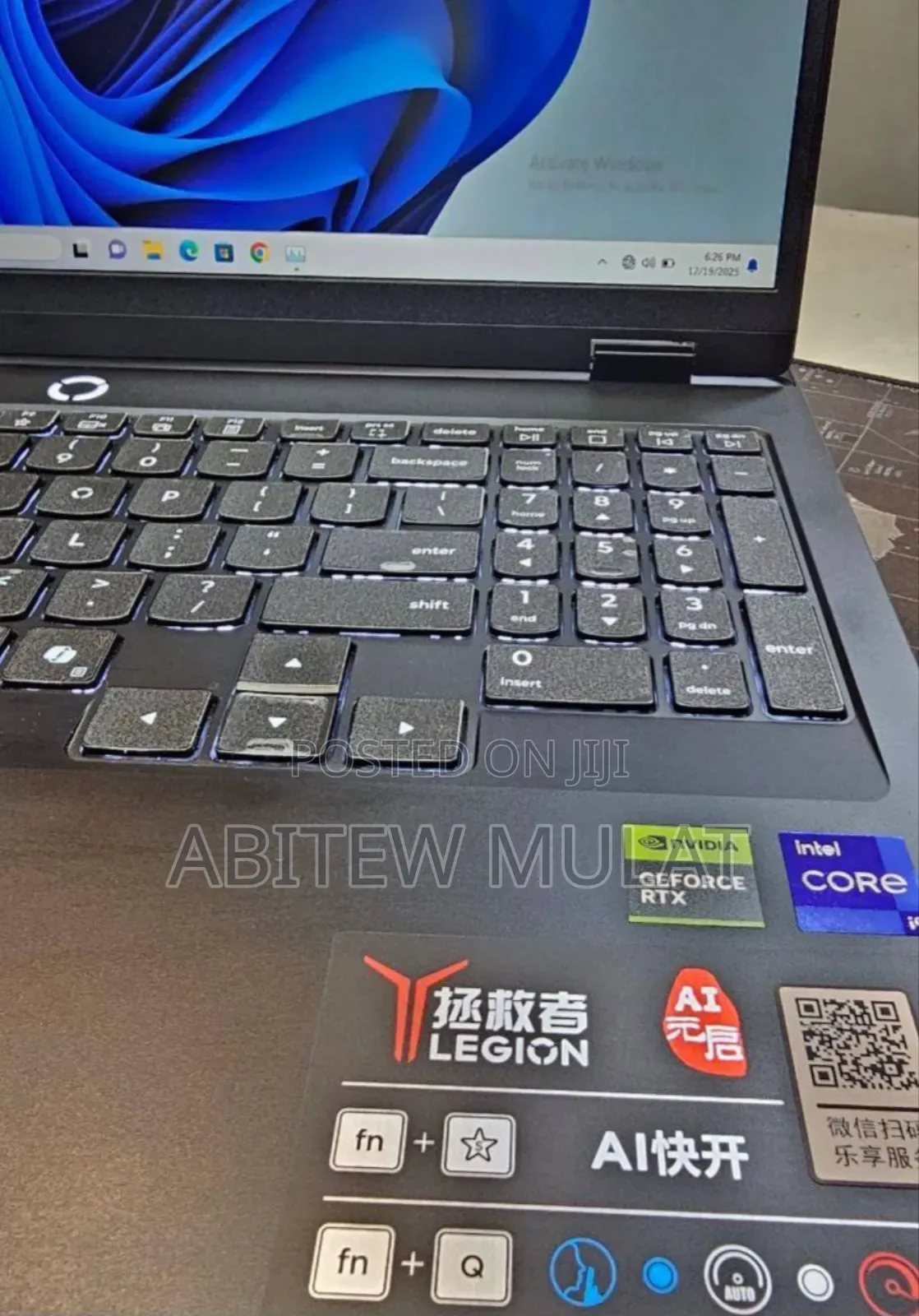 New Lenovo Legion Y7000P IRX9 Gaming Laptop 16GB Intel Core I9 SSD 1T