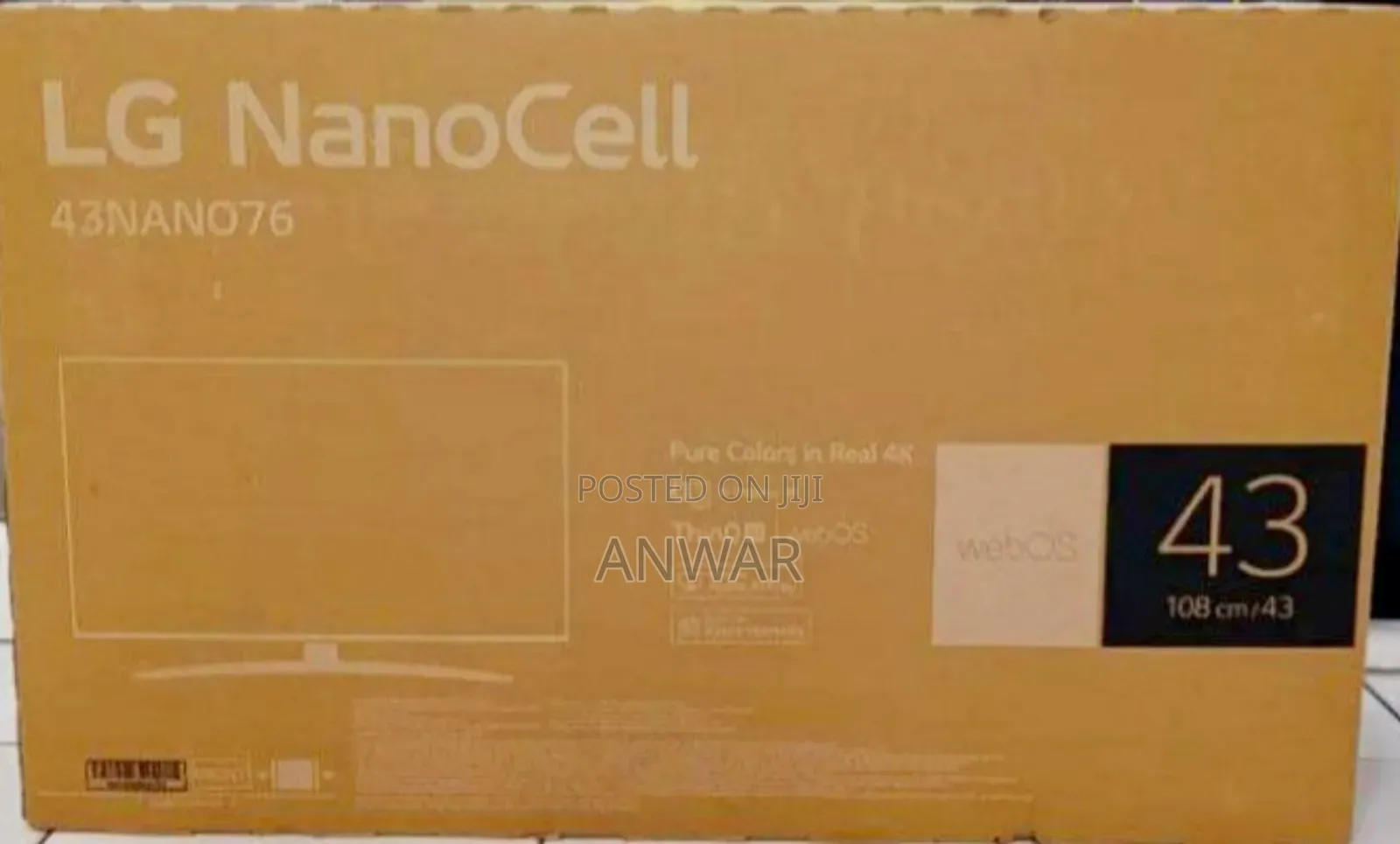 Lg 43" Nano Cell Webos Uhd Smart Android Tv