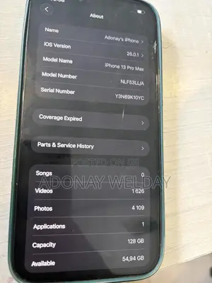 Photo - Apple iPhone 13 Pro Max 128 GB Blue