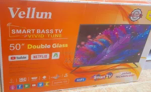 Vellun 50" Double Glass Smart Tv