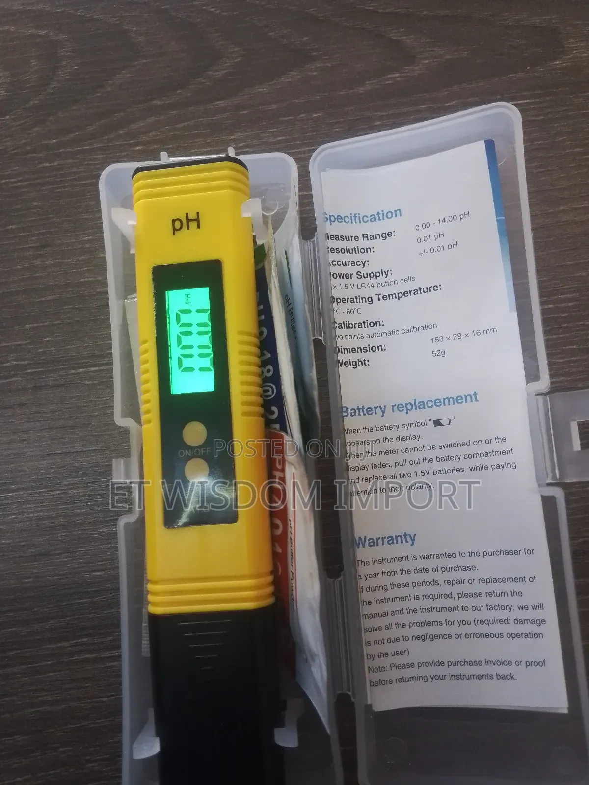 Pen Type Ph Meter
