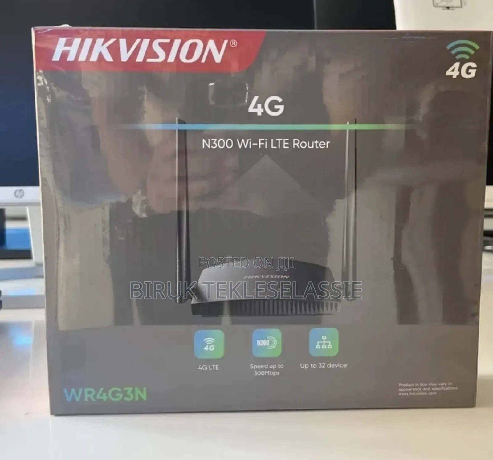 Hikvision 4g Lte Universal Sim Router 300mbps Wr4g3n