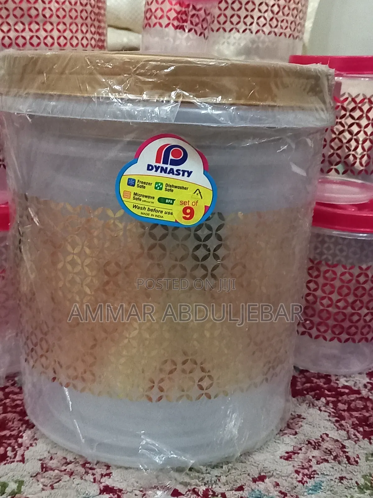 የ አስቤዛ ማስቀመጫ Set Of 9 Food Storage