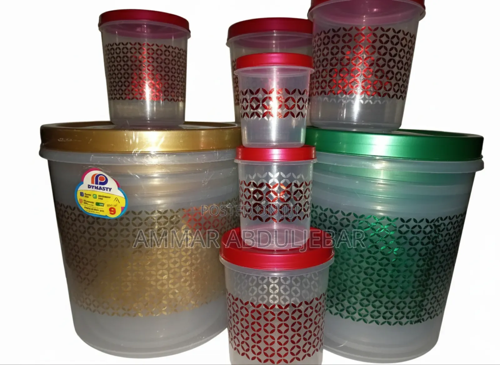 የ አስቤዛ ማስቀመጫ Set Of 9 Food Storage