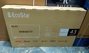 Eco Star 43 Inch Tv Smart Qled Nwe 2025 Model