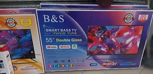 Photo - 55 Inch B S New 2025 Double Glass Tv