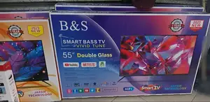 55 Inch B S New 2025 Double Glass Tv