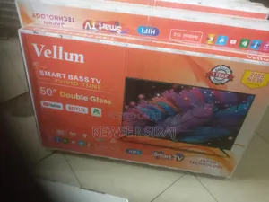 Vellum 50inch Tv Smart4k Android Double Glass Bluetooth Functions