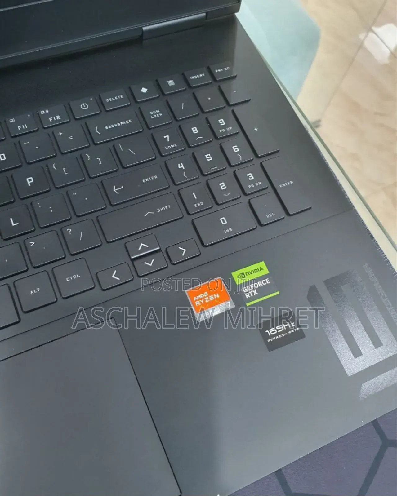 New Laptop HP Omen 16 16GB AMD Ryzen 7 SSD 1T