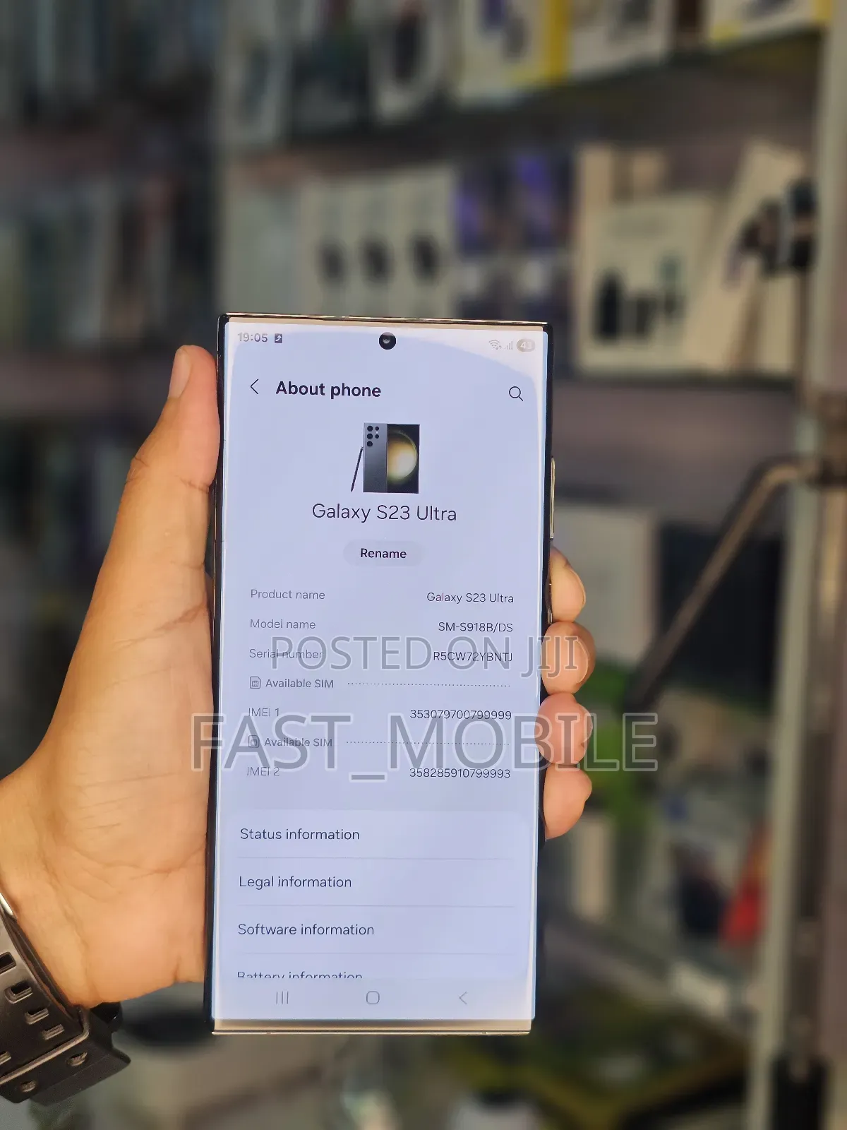 New Samsung Galaxy S23 Ultra 256 GB Green