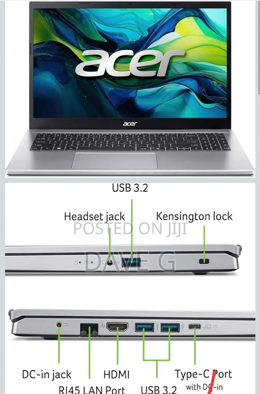 New Laptop Acer Aspire 3 32GB AMD Ryzen 7 SSD 1T