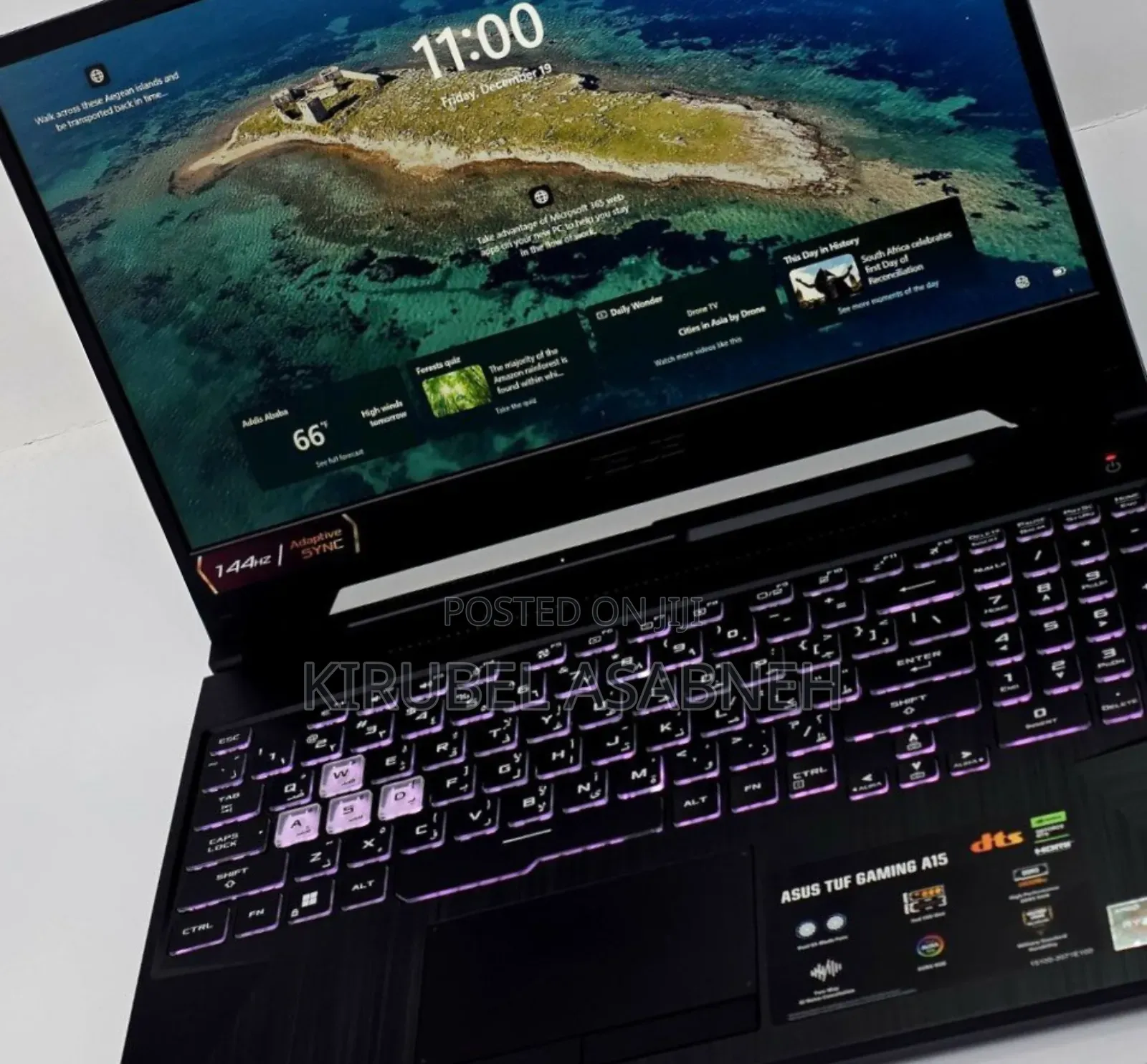 New Laptop Asus TUF Gaming A15 16GB AMD Ryzen 7 SSD 512GB