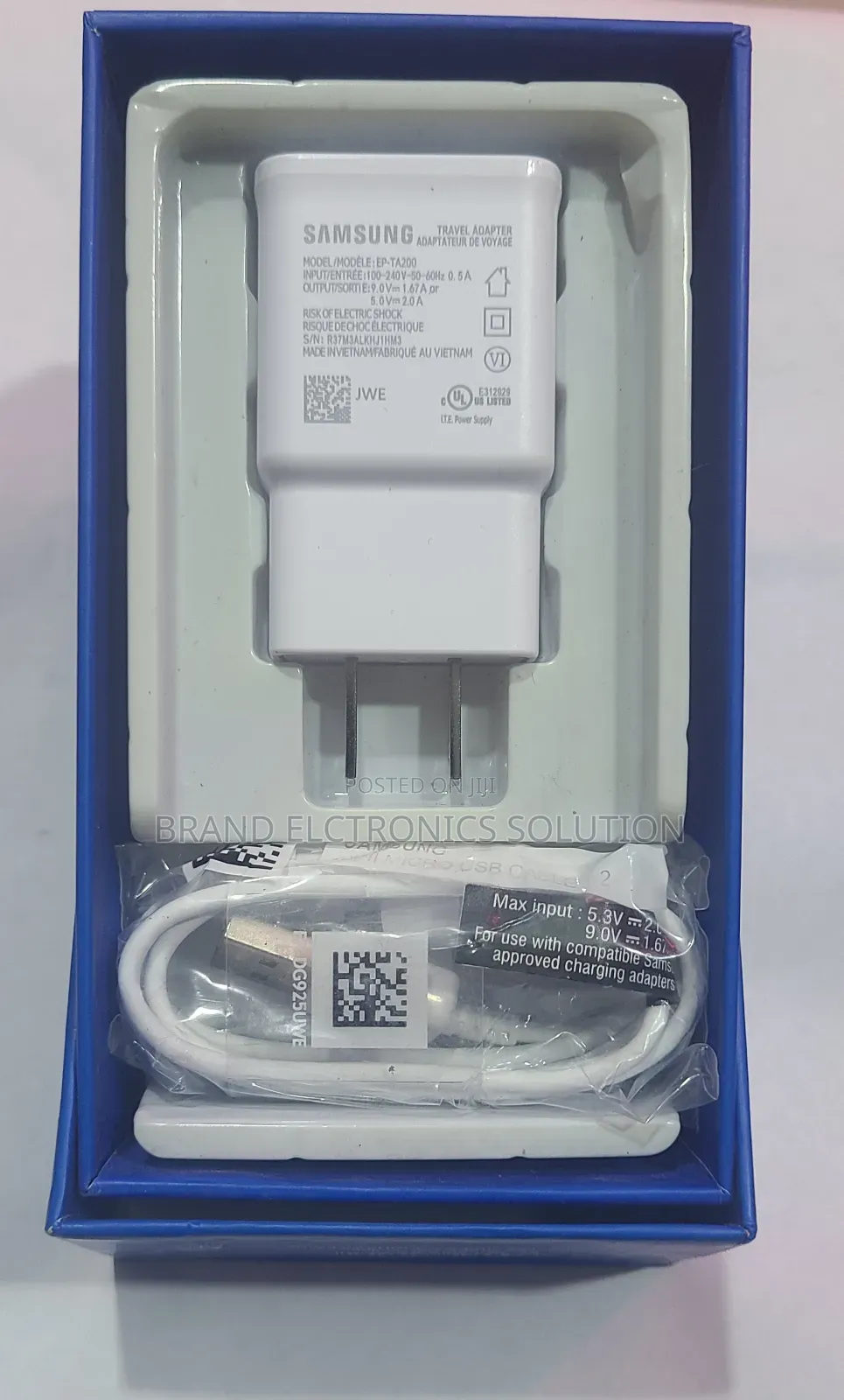 Samsung Fast Charging ከዋስትና ጋር