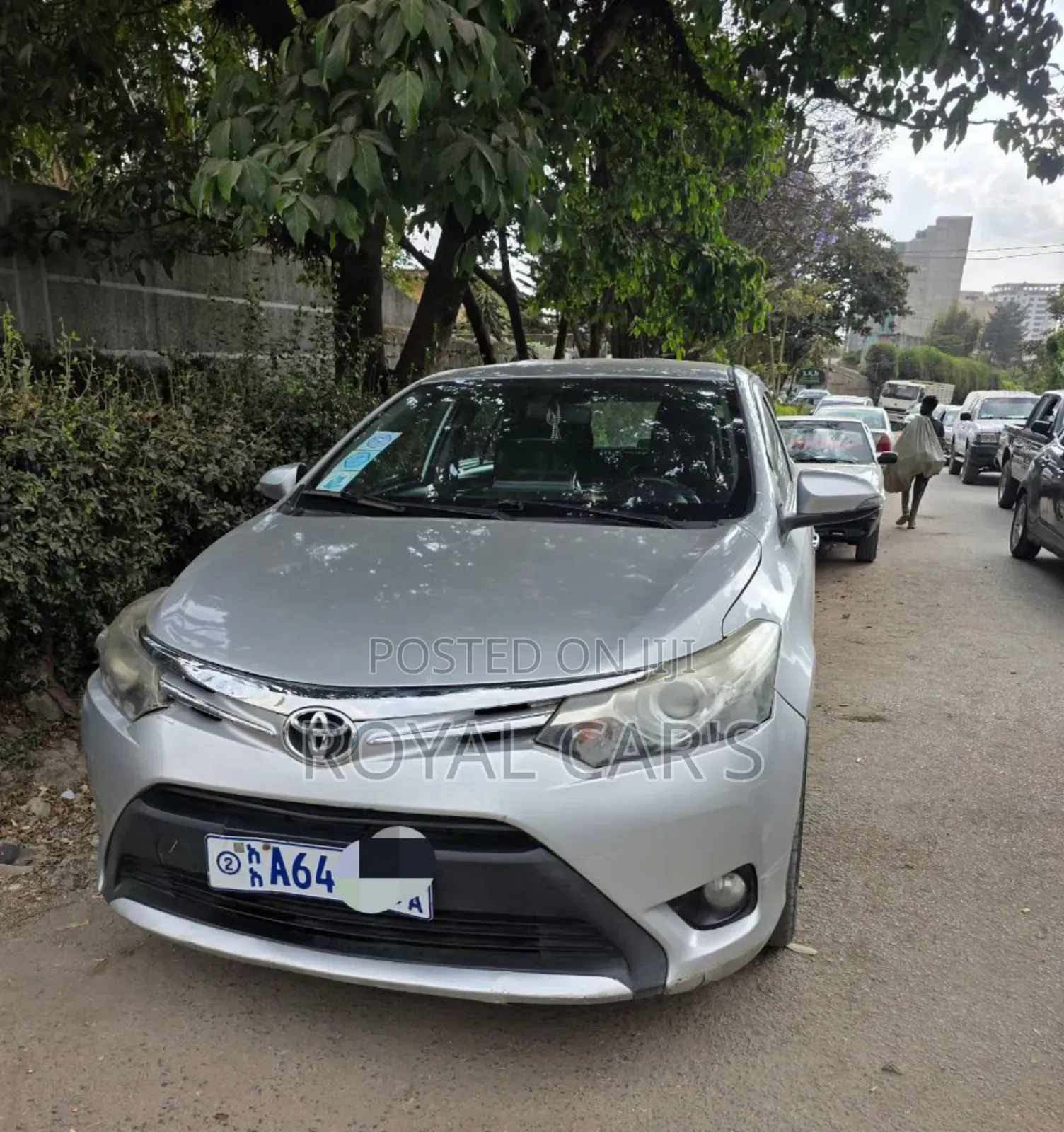 Toyota Yaris 2015 Silver