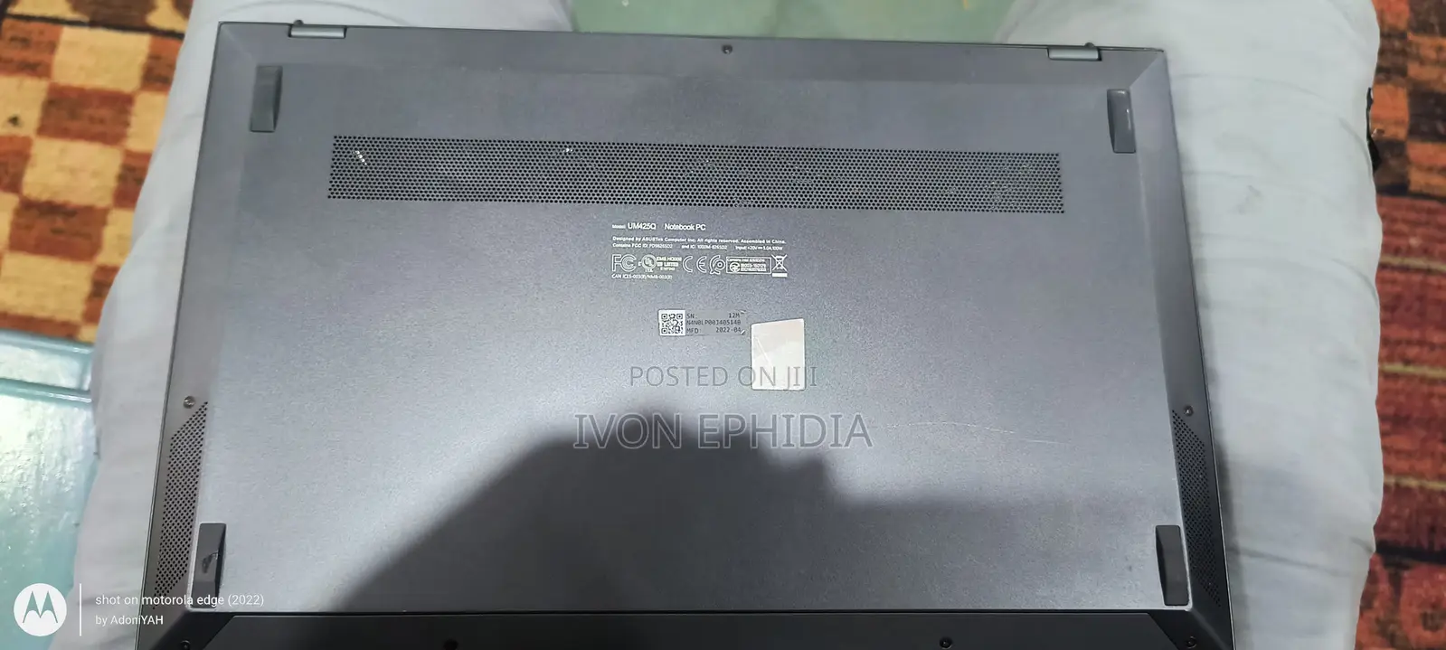 Laptop Asus Zenbook 14 UX434 16GB AMD Ryzen 7 SSD 1T