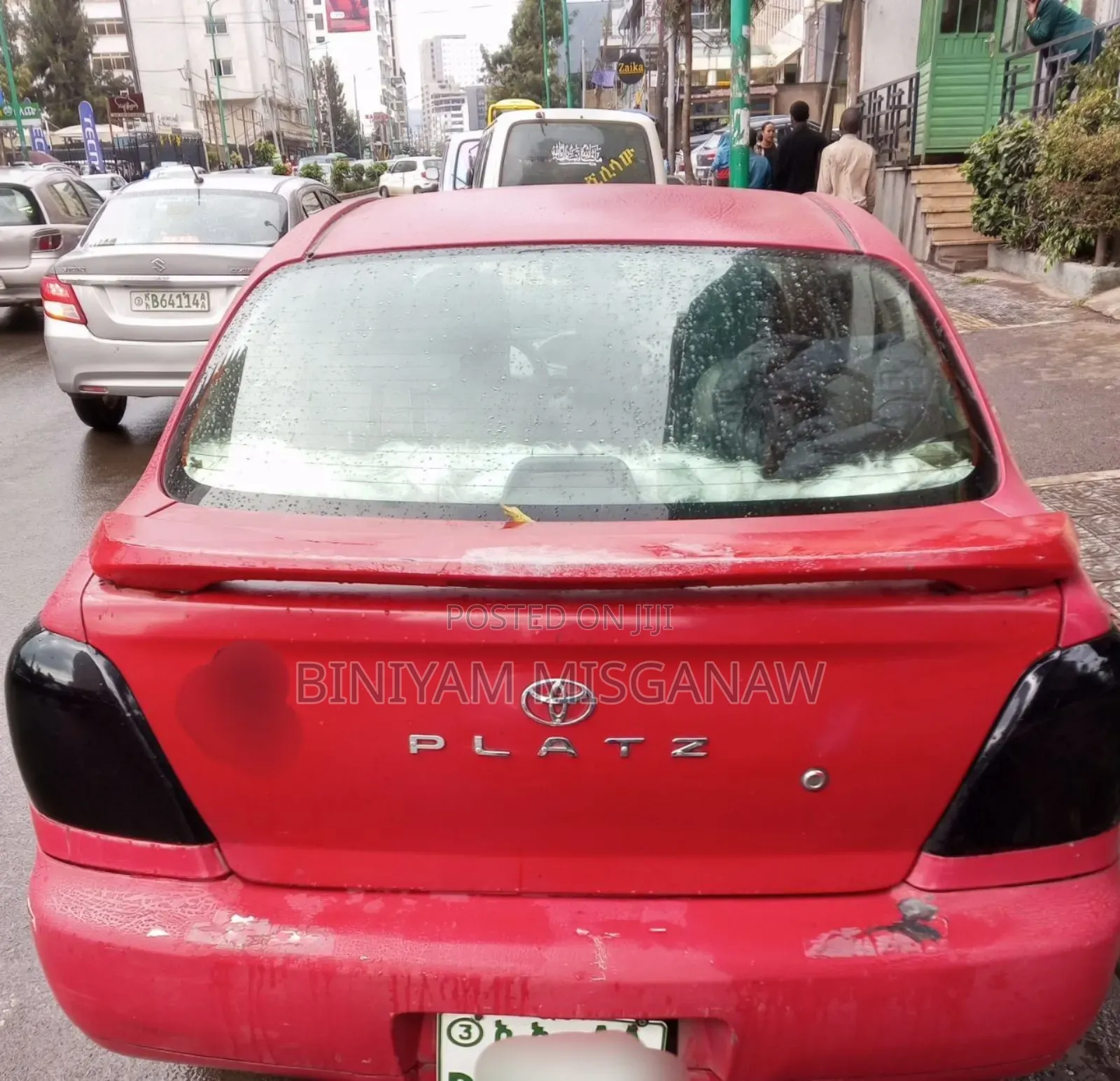 Toyota Platz 2001 Red