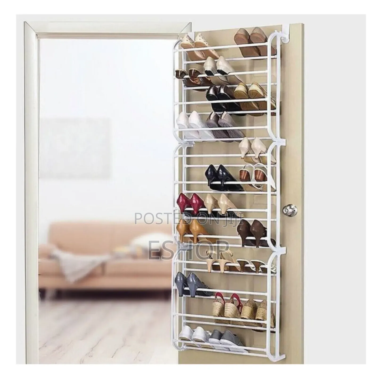 Effortless Organization: Quick-hang Shoe Rack For 36 Pairs