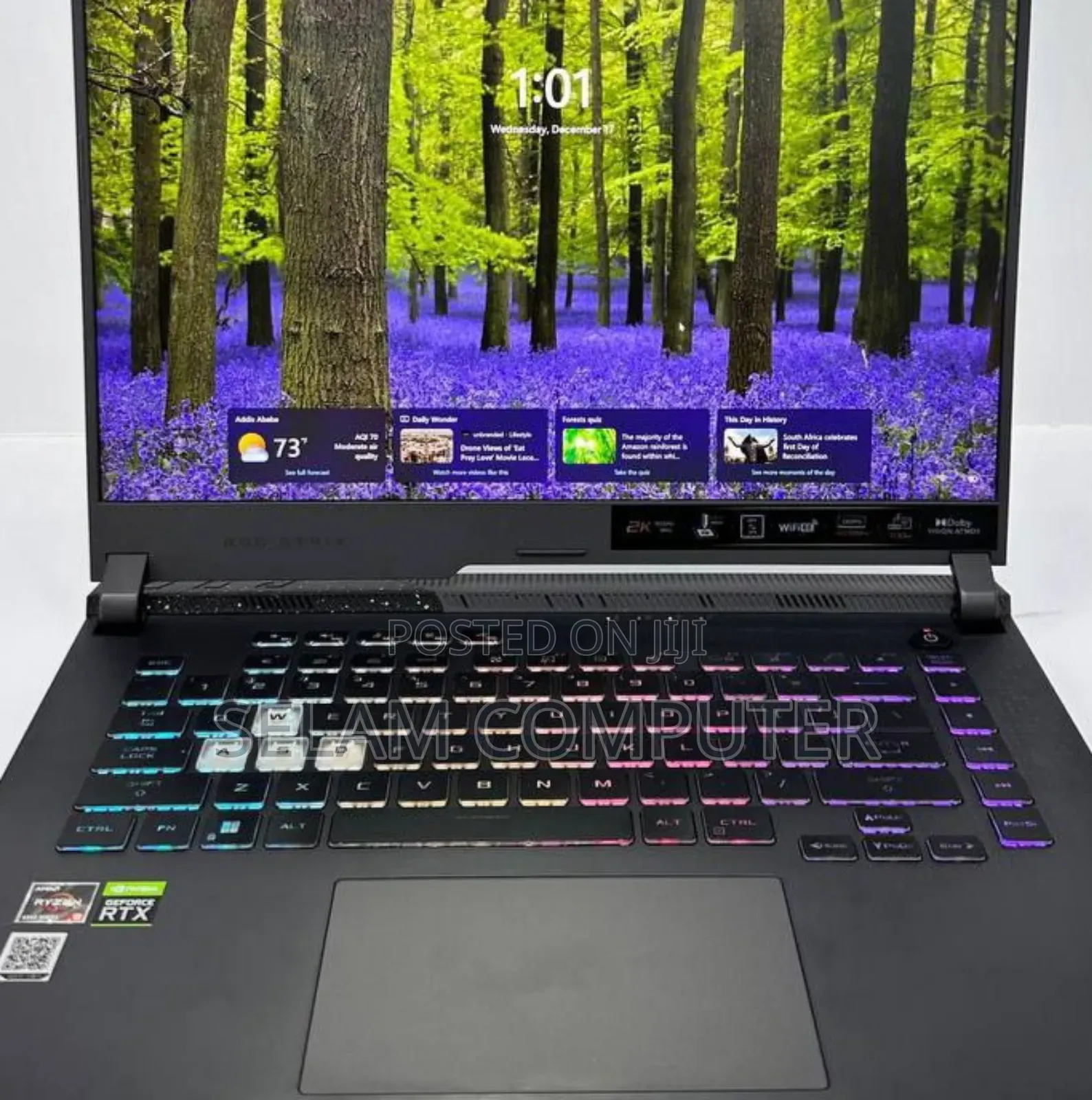 New Laptop Asus ROG Strix G15 16GB Intel Core I9 SSD 512GB