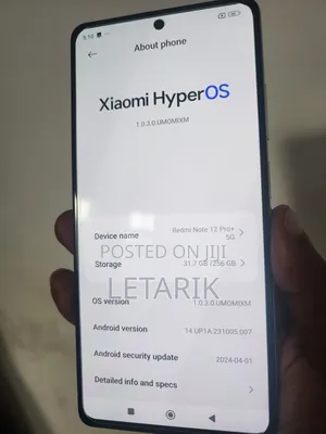 New Xiaomi Redmi Note 12 Pro+ 5G 256 GB Red