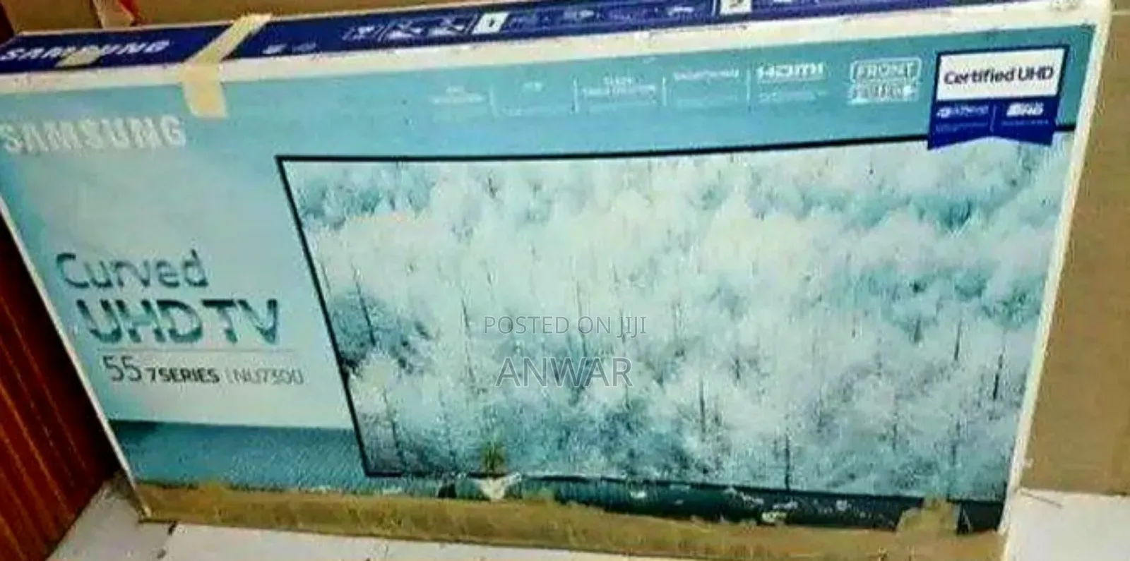 Samsung 55" Curved Uhd Smart Android Tv