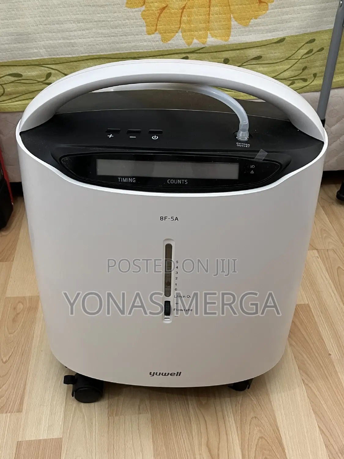 Oxygen Concentrator - 5lpm, 93% Concentration,White Color |Lcd Display