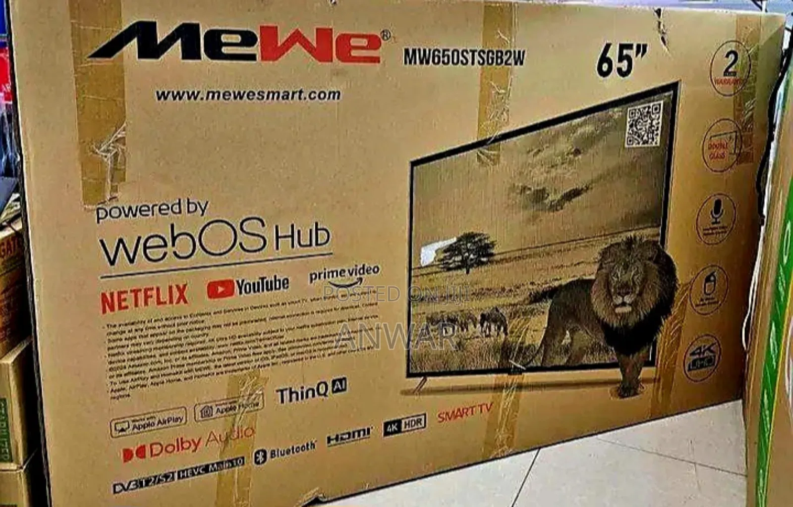 Mewe 65" Webos Hub Tv
