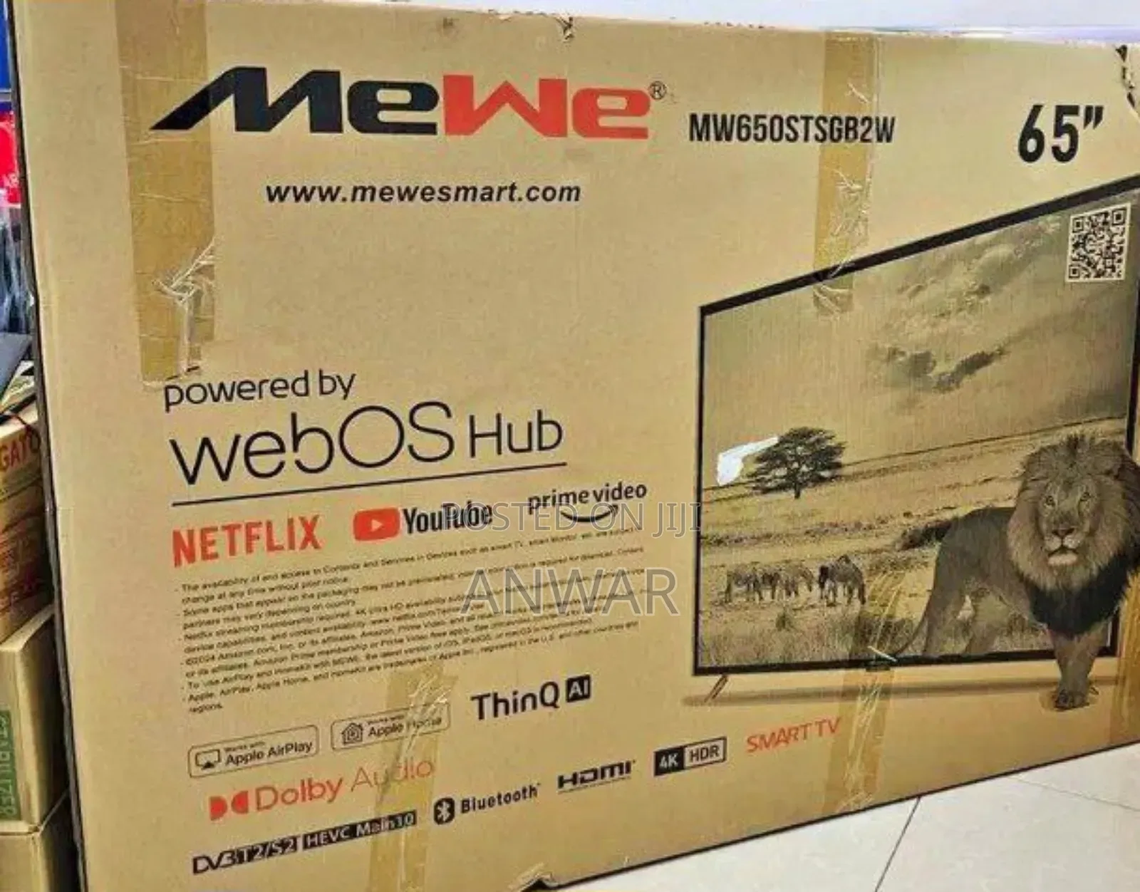 Mewe 65" Webos Hub Tv