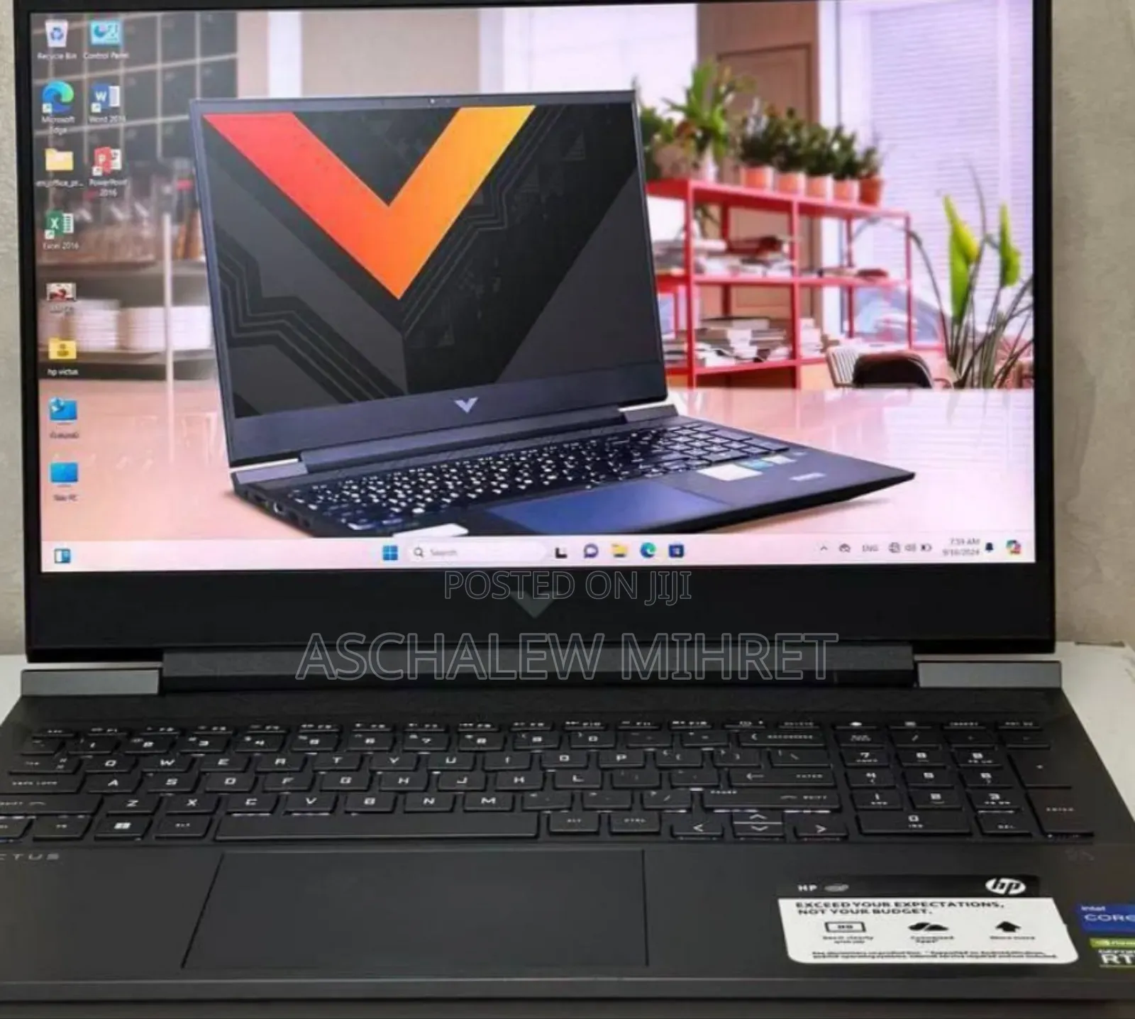 New Laptop HP Victus 15 16GB Intel Core I7 SSD 512GB