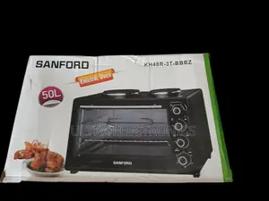 Sanford 50litre Oven With Stove Sanfor ዘመናዊ ባለ 2stove ያለዉ Oven፤