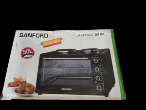 Sanford 50litre Oven With Stove Sanfor ዘመናዊ ባለ 2stove ያለዉ Oven፤