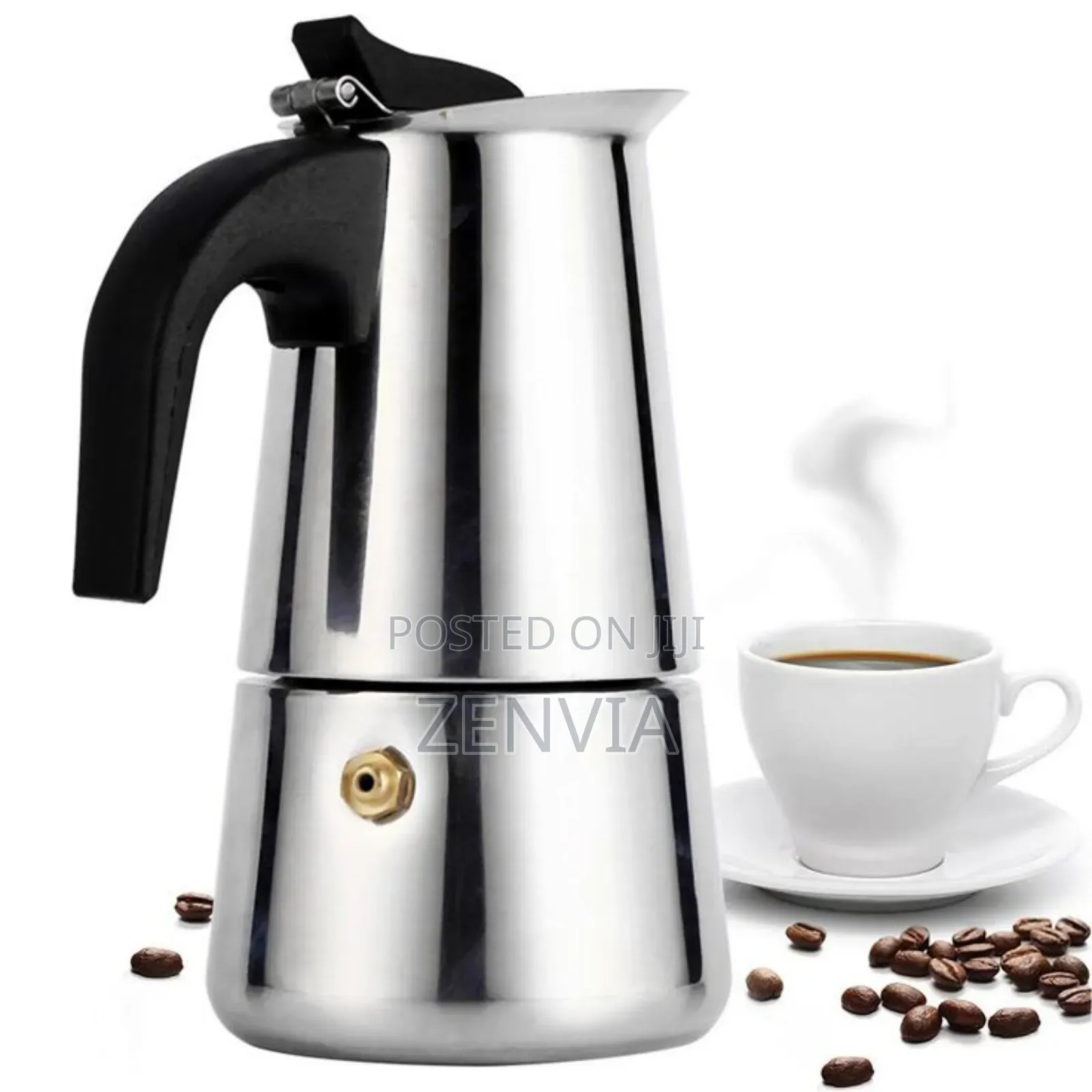 Stainless-Steel Espresso Maker