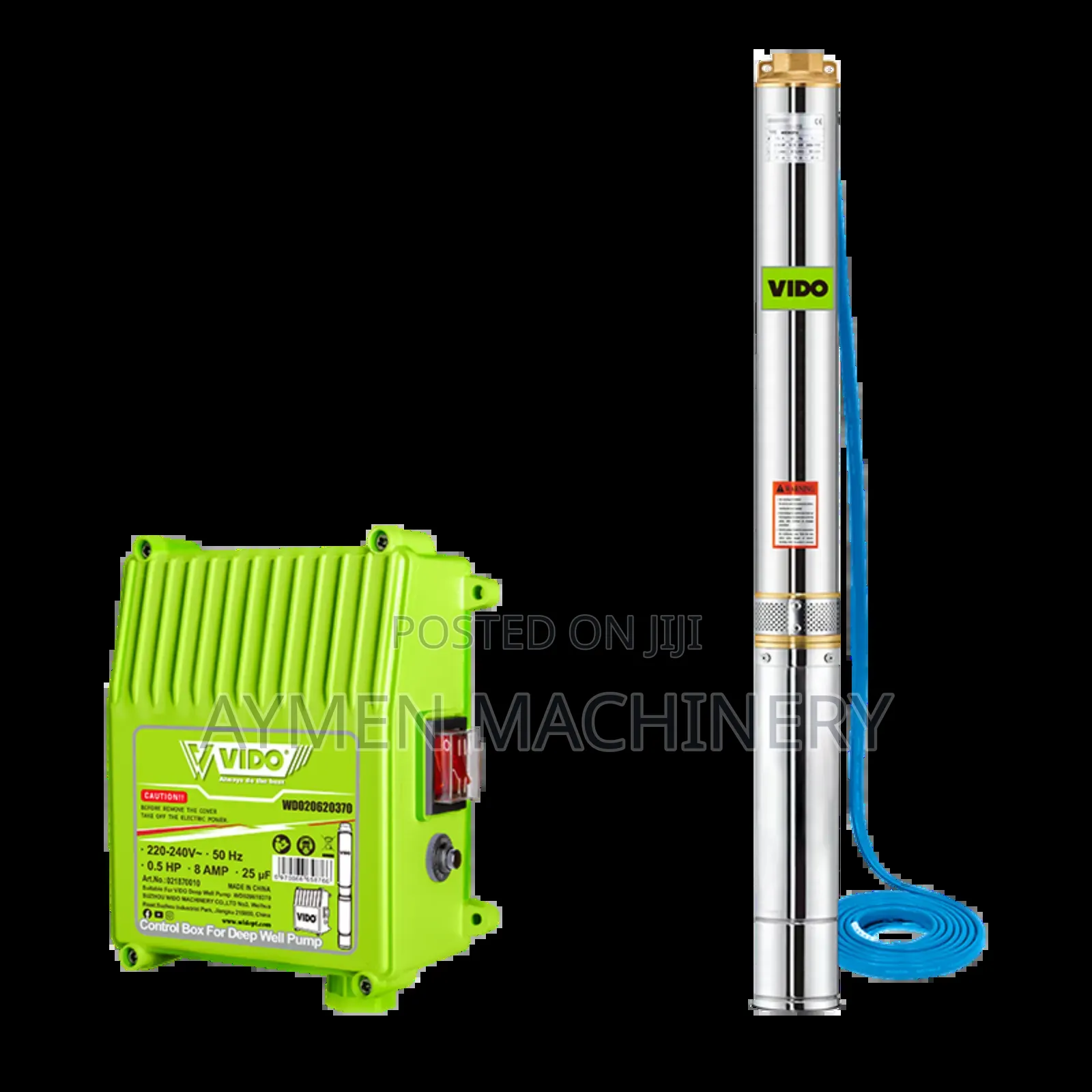 Deep Well Submersible Pump 1hp ሸንበቆ ፓምፕ