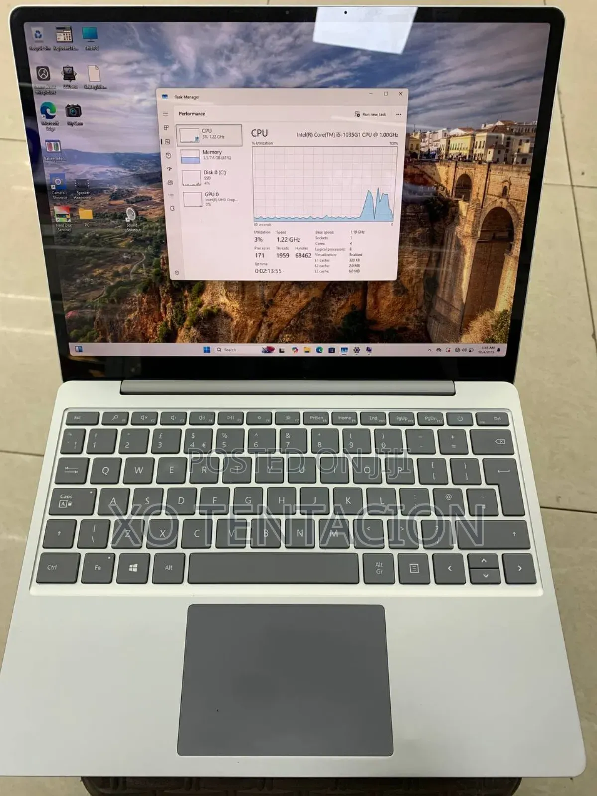 Laptop Microsoft Surface 16GB Intel Core I5 SSD 512GB