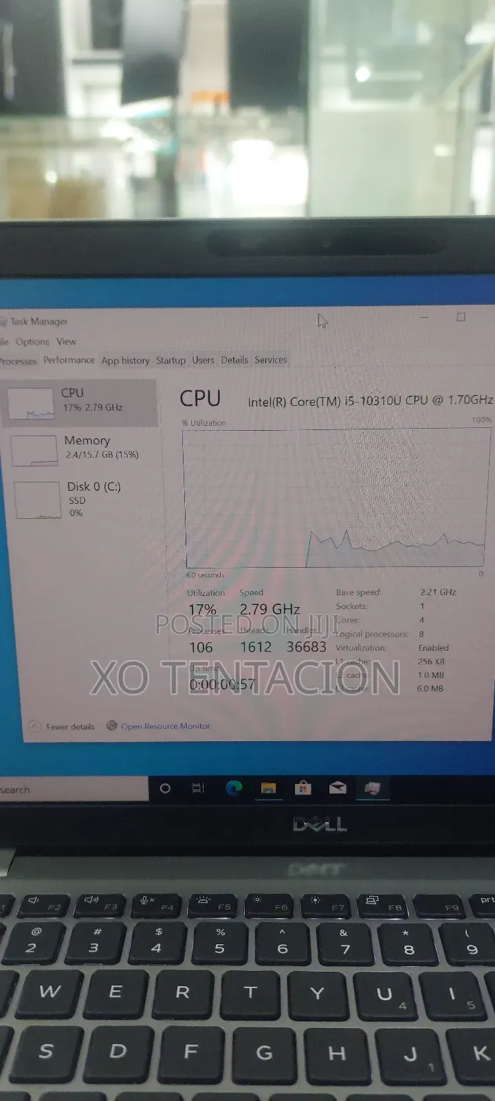 Laptop Dell Latitude 5310 16GB Intel Core I5 SSD 512GB