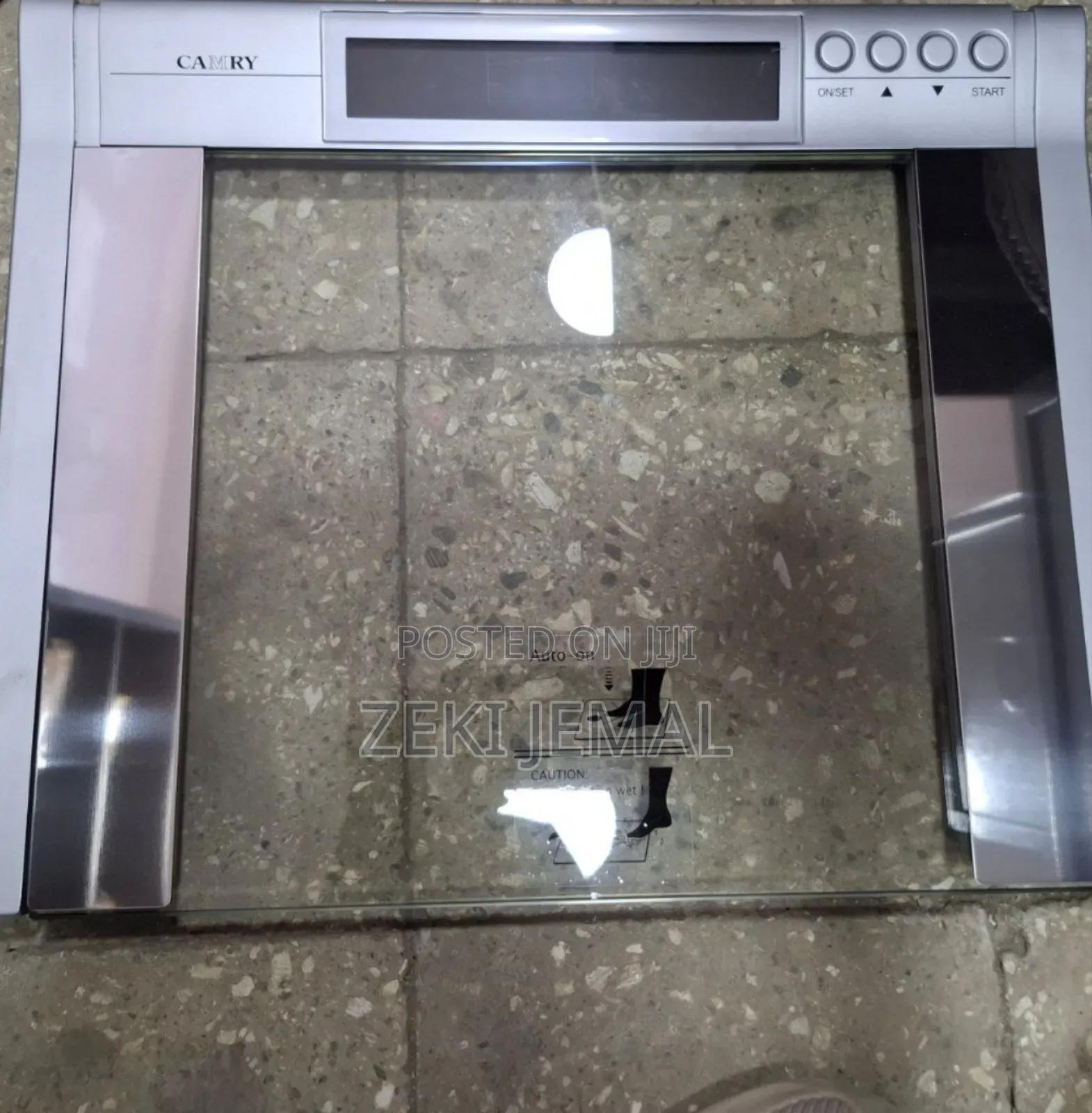 Camry Body Fat /Hydration Monitor Scale Measures ሚዛን 5 በአንድ