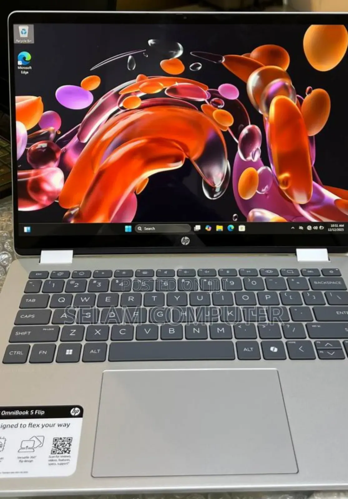 New Laptop HP OmniBook 5 16" 16GB Intel Core I7 SSD 1T